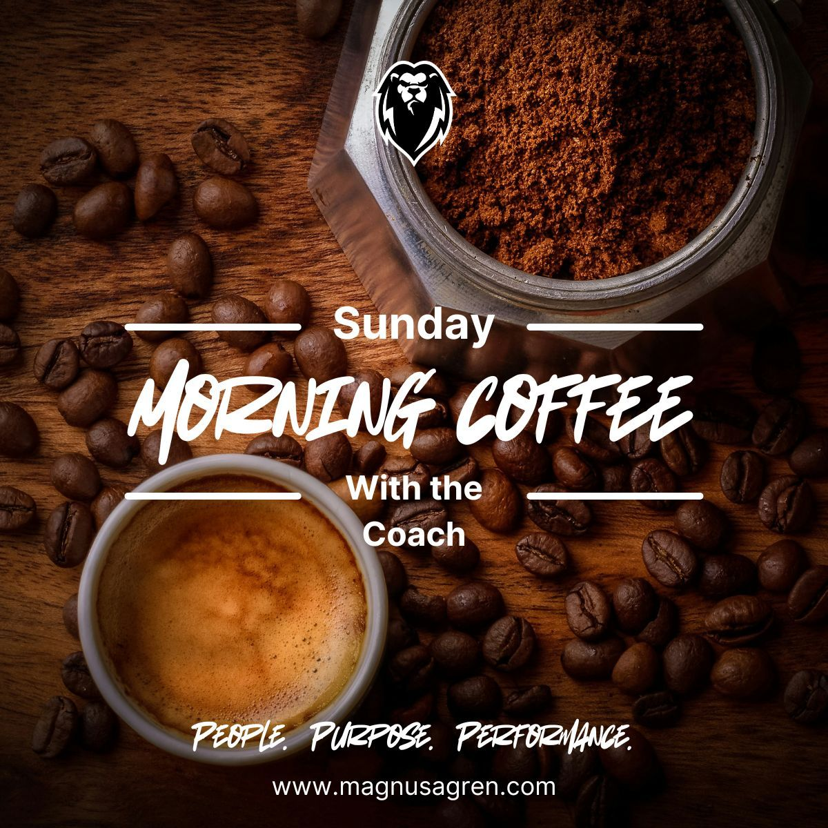 A cup of coffee representing focus and mindset